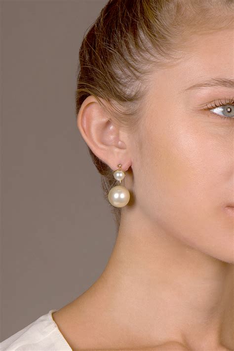 dior pearl earrings 2014|christian Dior pearl earrings price.